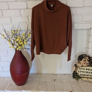 YAbound Women's Ribbed Tan Sweater My Consignment